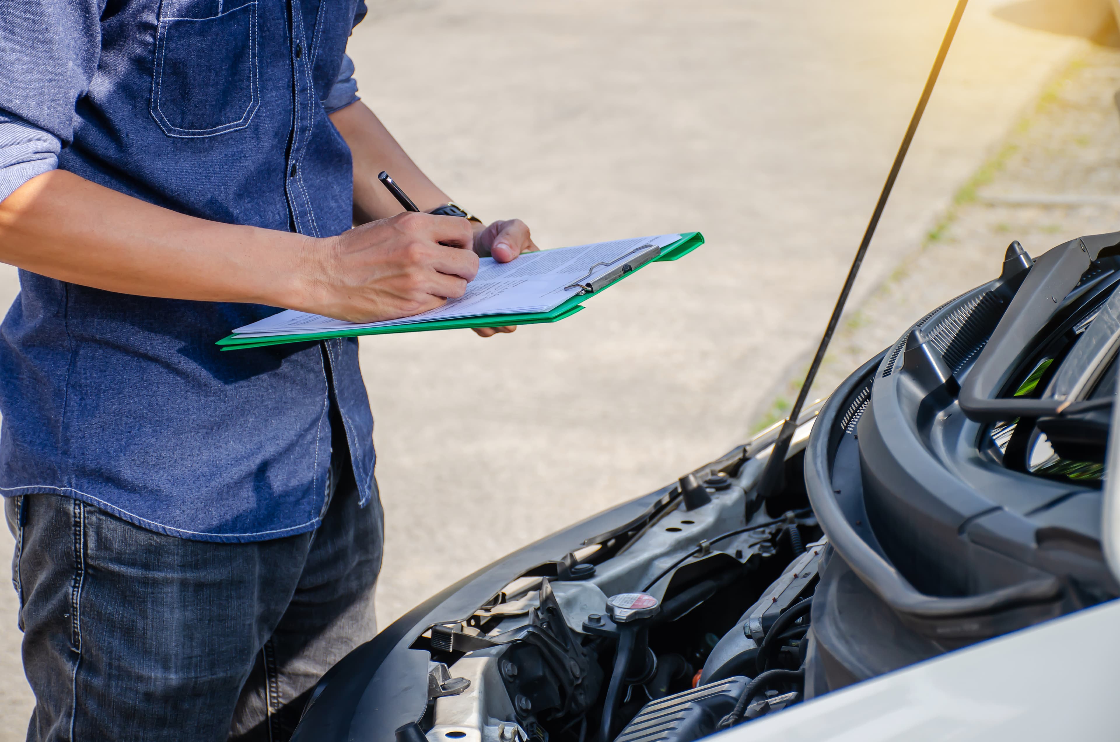 Detailed car inspection report
